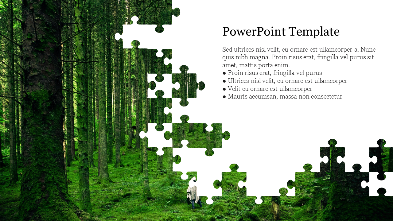 Free - Get Puzzle Model PowerPoint Template Themes Design